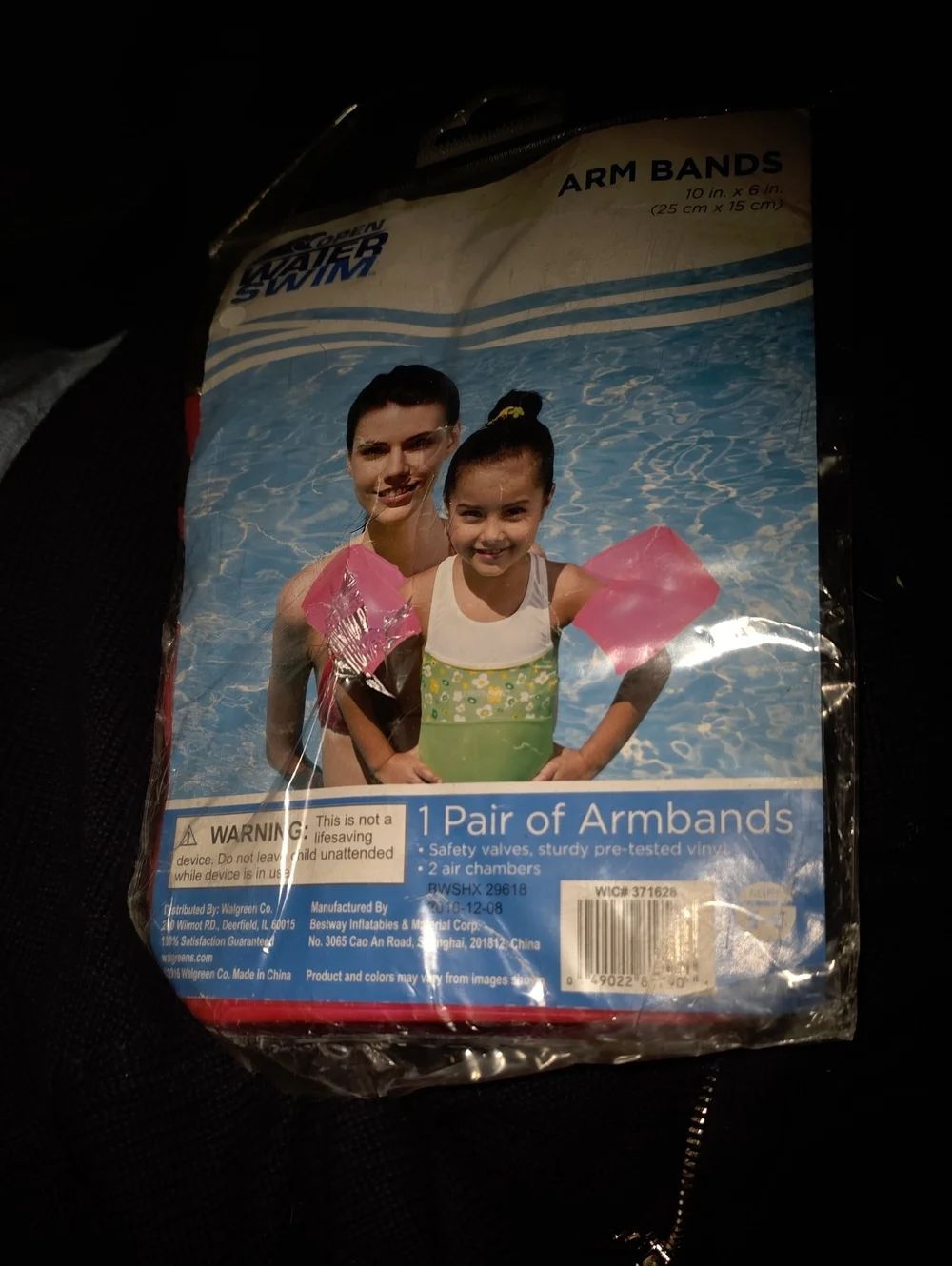 Pink Kids Inflatable Arm Bands